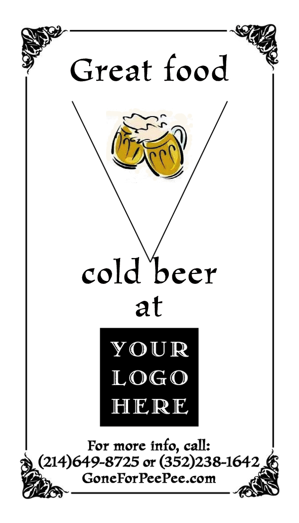Great food - cold beer at